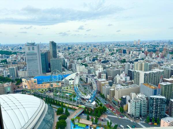 癒やしのオアシス。地上150mの絶景で味わう「桃づくし」の贅沢アフタヌーンティーが最高だった