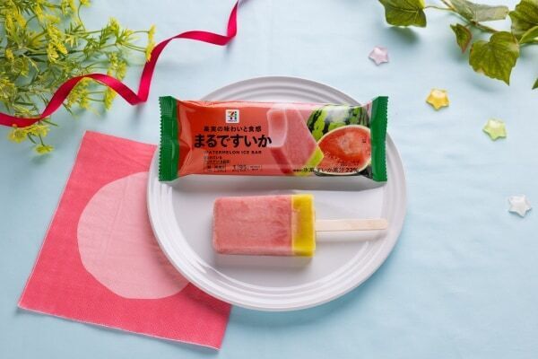 【セブン‐イレブン】6年ぶりに復活！　“シャリシャリ食感”の「セブンプレミアム まるですいか」夏季限定で発売