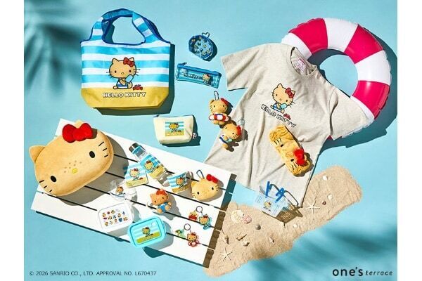 日焼けキティがかわいすぎ！　one’sterraceに「サンリオキャラクターズ」グッズが大集合！