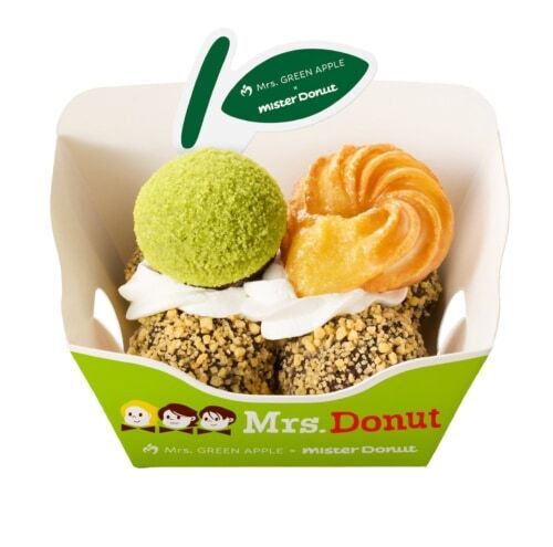 【ミスタードーナツ×Mrs. GREEN APPLE】初コラボ実現！　りんご型の『Mrs. Donut（ミセスドーナツ）』期間限定発売