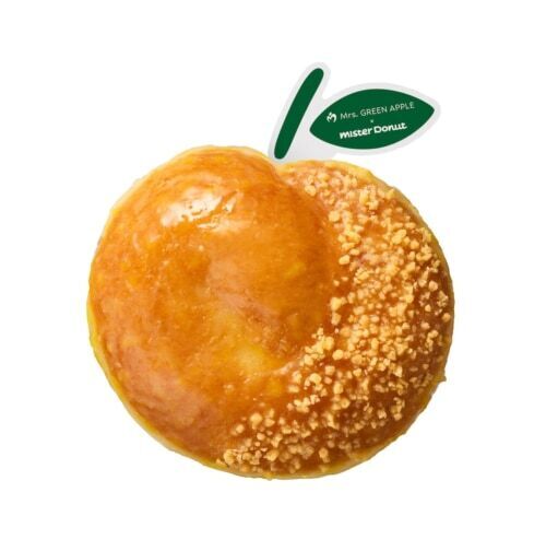 【ミスタードーナツ×Mrs. GREEN APPLE】初コラボ実現！　りんご型の『Mrs. Donut（ミセスドーナツ）』期間限定発売