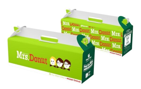 【ミスタードーナツ×Mrs. GREEN APPLE】初コラボ実現！　りんご型の『Mrs. Donut（ミセスドーナツ）』期間限定発売