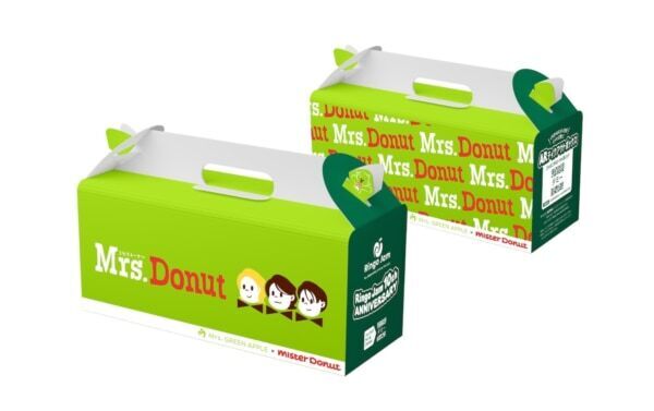 【ミスタードーナツ×Mrs. GREEN APPLE】初コラボ実現！　りんご型の『Mrs. Donut（ミセスドーナツ）』期間限定発売