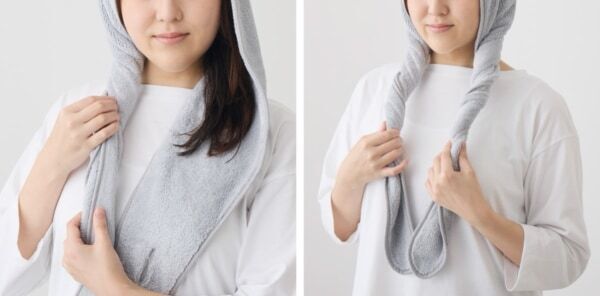 【KEYUCA】お風呂上がりに“くるっと”巻くだけ！　夏のドライヤー時間を軽減する「速乾ヘアドライタオル」新登場