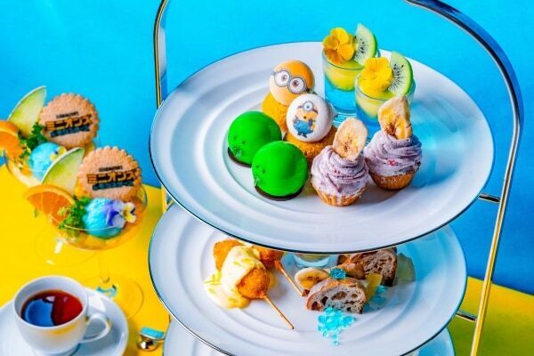 “ミニオンづくし”の夏が来た！　グランドプリンスホテル大阪ベイ、映画公開記念「ミニオンズ＆モンスターズアフタヌーンティー」開催