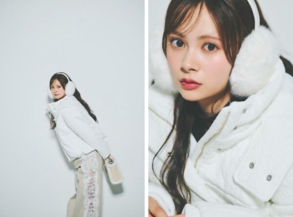 AKB48・伊藤百花が着こなすdazzlinの主役級アウター5選。ファー、ムートンをあしらった秋冬LOOKを公開