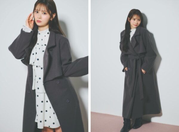 AKB48・伊藤百花が着こなすdazzlinの主役級アウター5選。ファー、ムートンをあしらった秋冬LOOKを公開