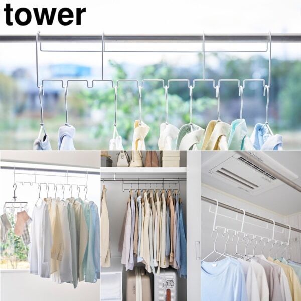 【山崎実業】せまい部屋をスリムで快適に！　トイレポットや10連ホルダー、ダブルフックなど新アイテム続々登場