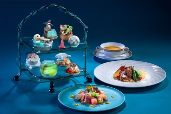 ラッコ＆ジュゴンのスイーツがかわいすぎ！　シェラトン都ホテル大阪、鳥羽水族館コラボのアフタヌーンティーを開催