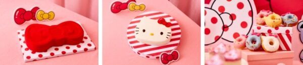 「リボン」モチーフがかわいい！ ハローキティとのコラボスイーツビュッフェを開催