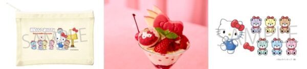 「リボン」モチーフがかわいい！ ハローキティとのコラボスイーツビュッフェを開催