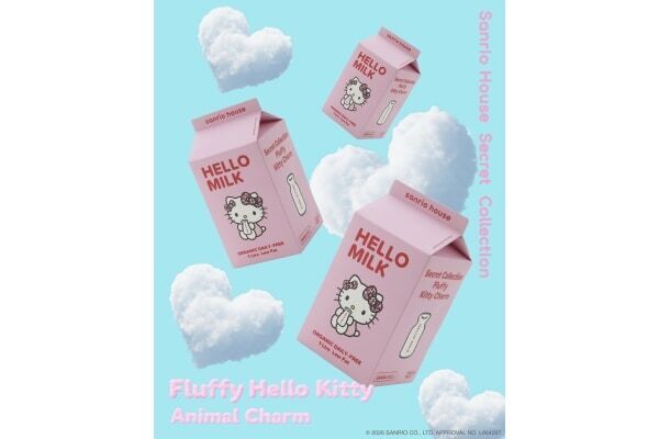 【sanrio house】アニマル柄をまとったフラッフィーハローキティチャームの第2弾が登場！