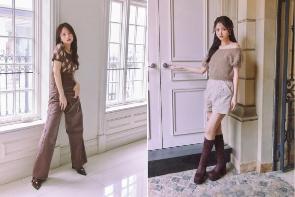 乃木坂46・金川紗耶が着こなす秋色ルック。rienda、20周年を迎える特別な秋のコレクションを公開