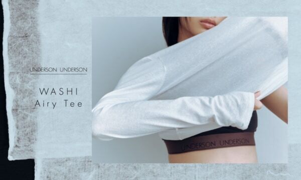 天然由来の和紙30％以上使用。「WASHI Airy Tee」から軽やかな着心地が魅力のTシャツ登場