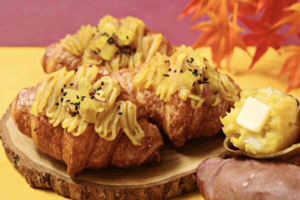 【あま〜いスイートポテト×ねこ型食パン】“秋の味覚”さつまいもの限定品登場