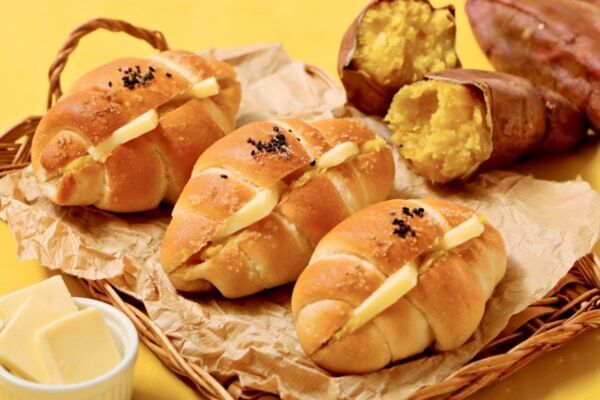 【あま〜いスイートポテト×ねこ型食パン】“秋の味覚”さつまいもの限定品登場