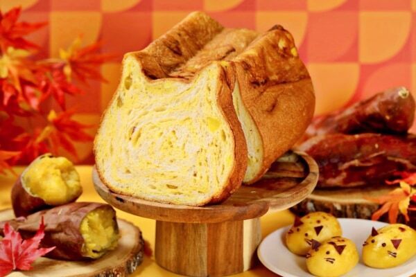 【あま〜いスイートポテト×ねこ型食パン】“秋の味覚”さつまいもの限定品登場