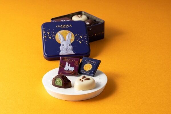 【ゴディバ】白うさぎのモチーフがかわいい！　お月見をテーマにした秋限定コレクションが登場