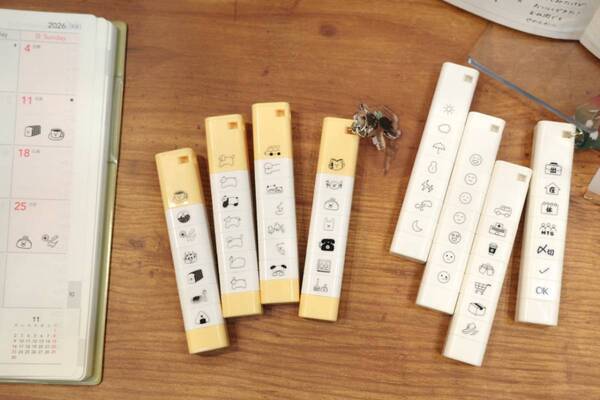 2027年版ダイアリーは2冊持ちがおすすめ！　シール帳の次はスタンプ帳が流行る!?　ロフトで出会う、秋の新作文具