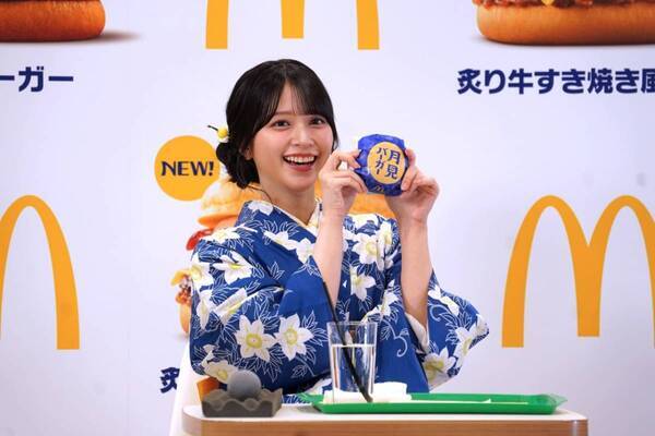 「心にじゅわ〜っと沁みる」M!LK塩﨑太智・=LOVE佐々木舞香が新「月見」シリーズを全力実食＆全力ジェスチャー！