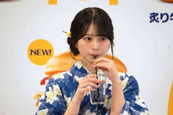 「心にじゅわ〜っと沁みる」M!LK塩﨑太智・=LOVE佐々木舞香が新「月見」シリーズを全力実食＆全力ジェスチャー！