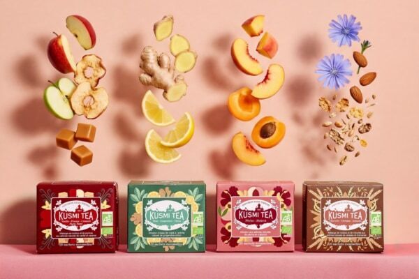 【クスミティー】オーガニックのハーブやフルーツ、穀物を贅沢にブレンド。美食の愉しみを詰め込んだハーブティー4種を新発売