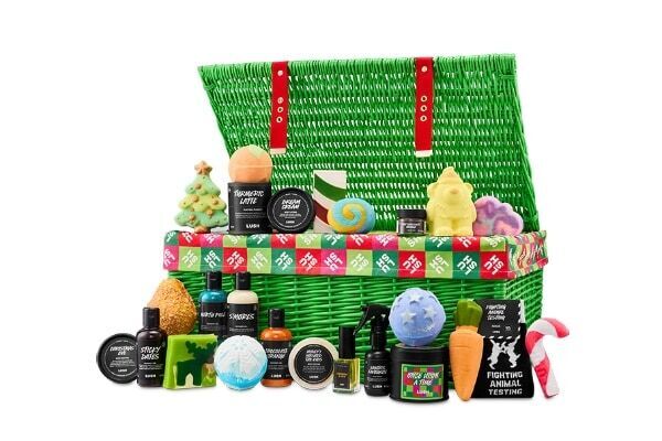 手編みバスケットがかわいい。LUSHからクリスマスが終わっても使えるアドベントカレンダー全3種が登場