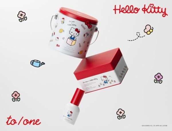 【to/one × ハローキティ】初コラボが実現！　肌と心を育む、限定スキンケアコレクションが登場