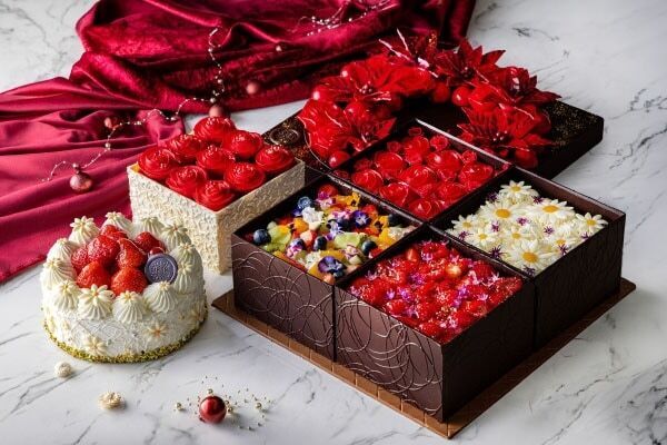 【新横浜プリンスホテル】まるでお花畑みたい！　クリスマスケーキコレクション2026の予約が10月1日スタート