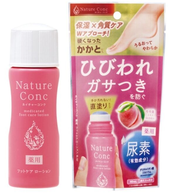 かかとのヒビわれをケア！　ベタつかない＆手が汚れない。「ネイチャーコンク」より“ピーチの香り”登場