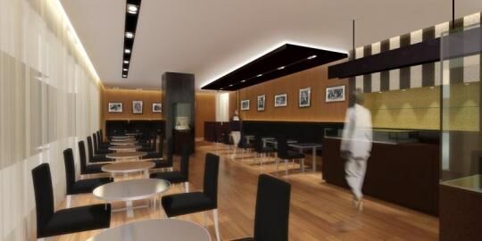 ブルガリ、世界初のインストアカフェを阪急うめだ本店にオープン