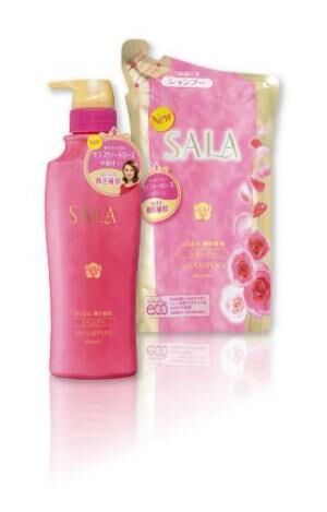 カネボウ化粧品「サラ」バラの香りが長続きするシャンプー・コンディショナー・ヘアパックを新発売