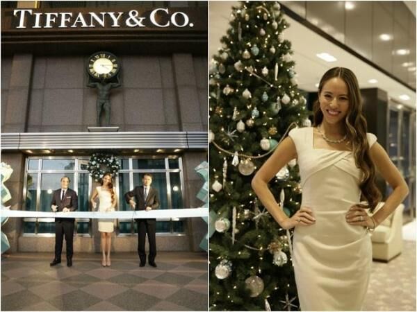 「ティファニー(Tiffany)」大阪梅田店のリニューアルオープンに道端ジェシカが登場