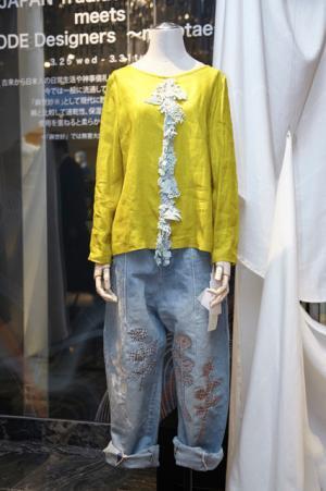 聖なる大麻布「麻世妙」でヨウジ、ミナ、mame、ケイタら伊勢丹限定アイテムを披露