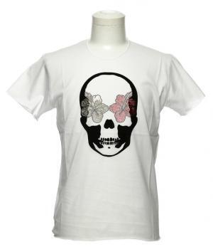 ルシアン・ペラフィネ13SSハイビスカススカル復刻、限定Tシャツ