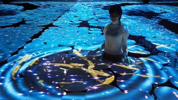 チームラボがミラノ万博に新作デジタルアートを出展。プロジェクションマッピングによる稲穂の海