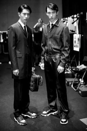 ディオールオム、中国で2015-16秋冬コレクションショー再現！