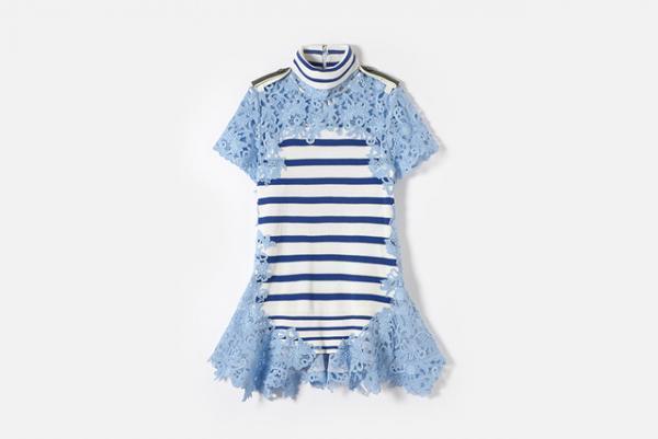 サカイのフラワーレース×マリンニットなプルオーバー【Today's item】