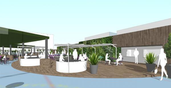 西武池袋店屋上に“空中庭園”誕生、モネ「睡蓮」の中で季節や世界の料理が楽しめる