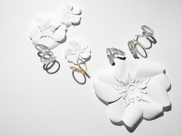 可憐なデイジーや蝶をリング・チャームに。パンドラ15年スプリング