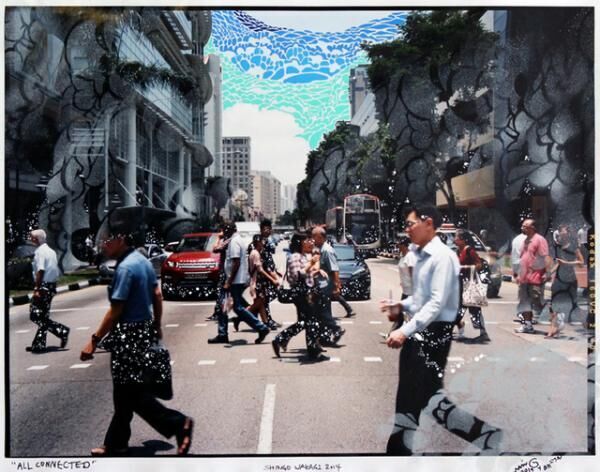 写真家の若木信吾と、アーティストのマイク・ミンによる展示会「Let’s go for a drive in Singapore」
