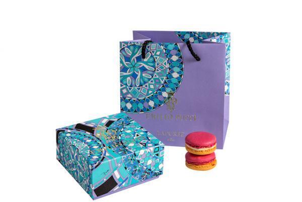 ラデュレ×エミリオ・プッチのコラボ。地中海のバカンスをイメージした鮮やかな限定マカロン＆ボックス登場