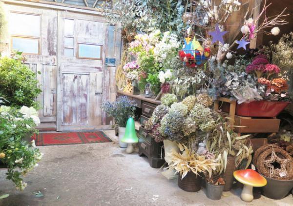 グリム童話に迷い込む、神楽坂の花屋「てん.」