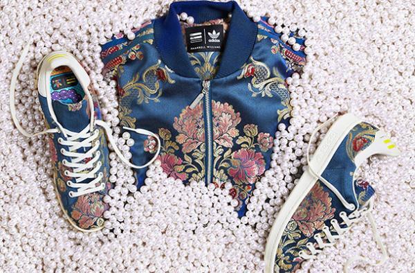 “アディダス×ファレル”でフローラルな新作。世界限定200着ジャケット＆スタンスミス