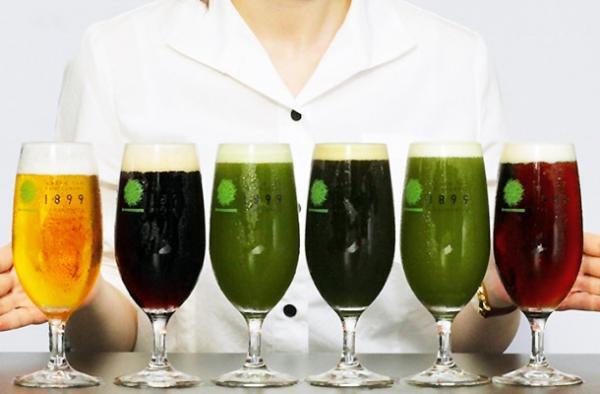 話題の「抹茶ビール」がビアガーデンに登場。“お茶尽くし”飲み＆食べ比べ