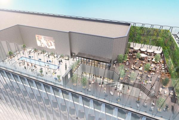 「銀座5丁目プロジェクト（仮称）」フロア構成公開。6階に高さ約27ｍの大吹抜け空間