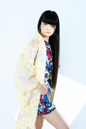 秋元梢をイメージモデルに、伊勢丹で“リアルクローズ”な新作浴衣