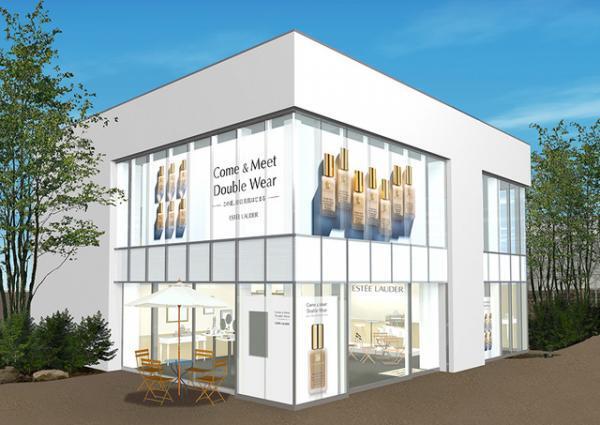 エスティ ローダー、人気ファンデ「ダブル ウェア」体験型イベント開催。プロジェクションマッピングも実施