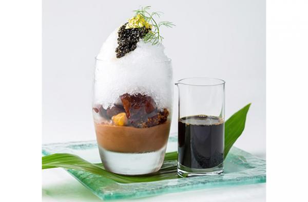 「キャビア」を乗せたかき氷、夏季限定でストリングスホテル東京に登場
