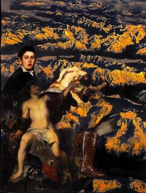 フェンディも手掛けた映像作家デュオが制作、「サントーニ」2016春夏コラージュの世界